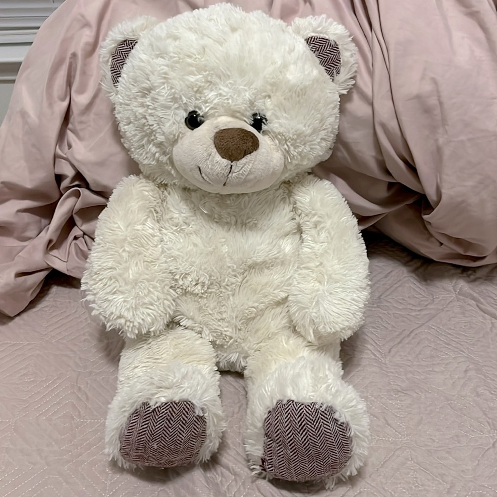 COPY - Dan Dee Collector's ChoiceWhite Teddy Bear  2015 Plush Exc cond